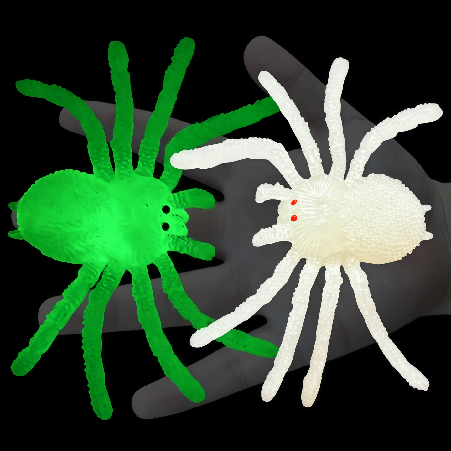 JDXK蜘蛛软胶夜光玩具包邮