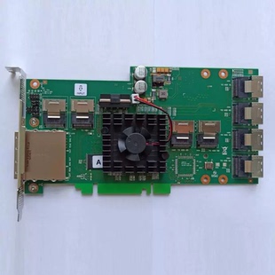 24口直通卡SAS/SATA扩展板 6Gb SFF-8087转固态硬碟HDD支持储存柜