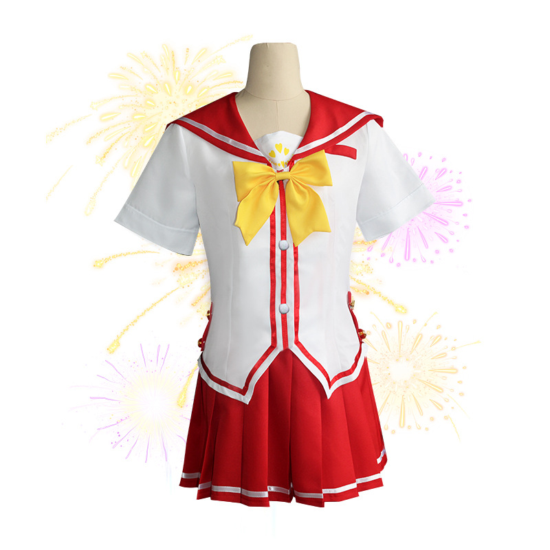 友利奈绪同款cos服动漫表演服女款制服夏装套装新品制服