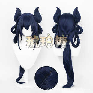 琥珀糖 公孙离 离恨烟墨染江湖cosplay假发COS仿真头皮顶王者荣耀