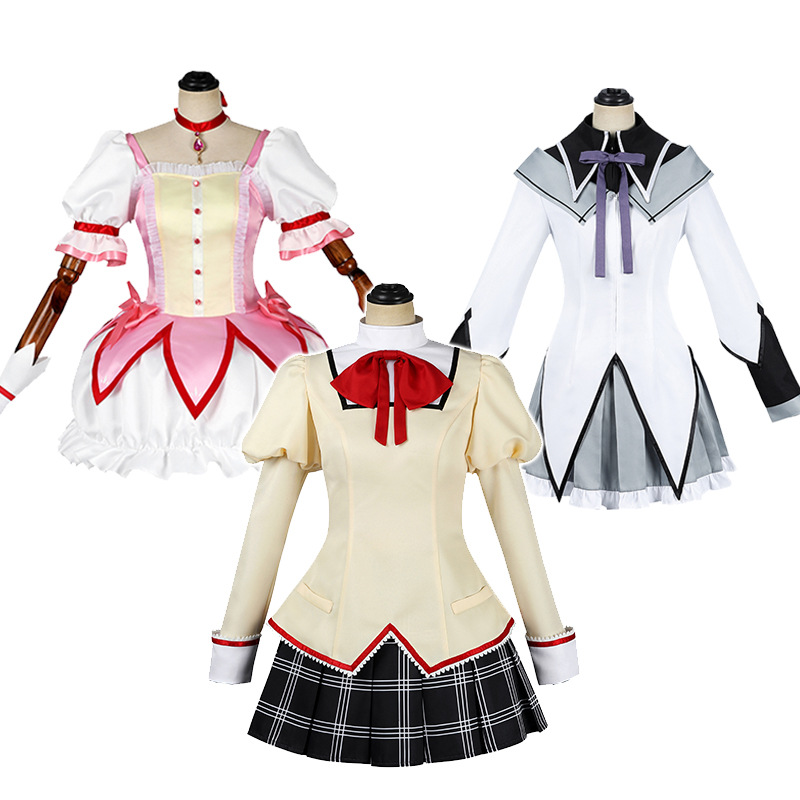 魔法少女小圆cosplay鹿目圆校服晓美焰cos服制服套装舞台表演服