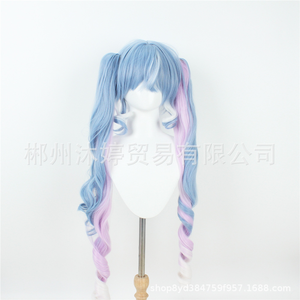 SLEEP VOCALOID 雪初音cos假发 冬丽miku 初音未来 工厂直销