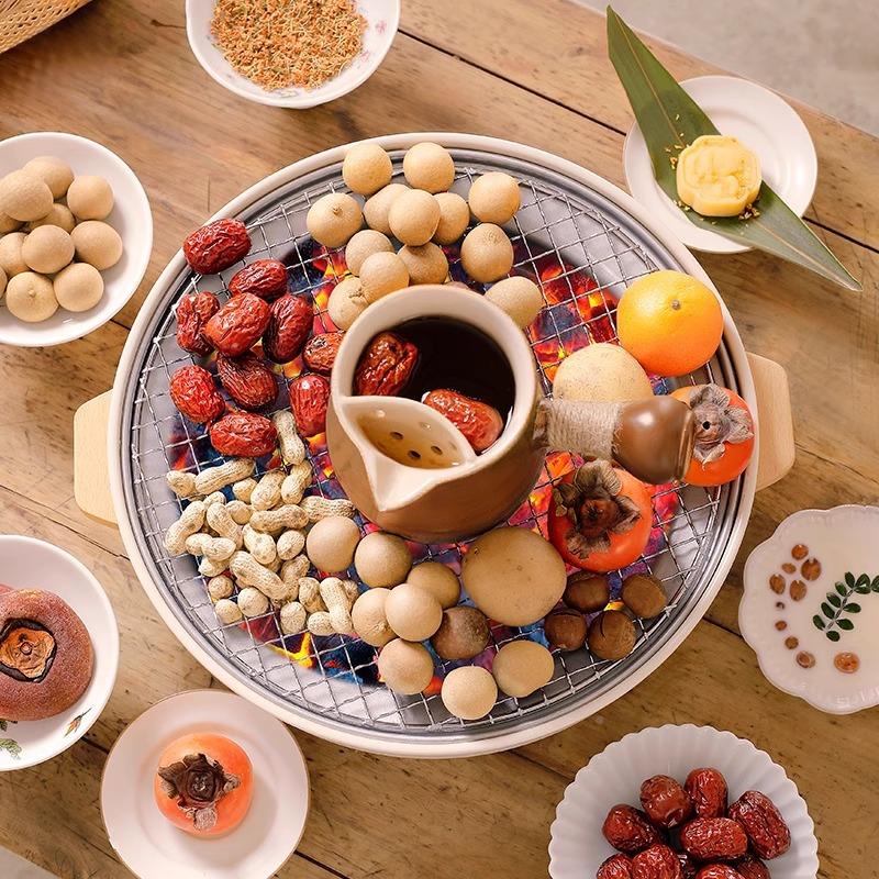 围炉煮器具装全套家用烤炉子KL-005烧室内茶烤火套炉庭院碳炉户外