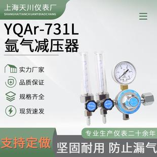 氩气减氩压器双头气表流量计氩气表节表海能天25MPa*25上川