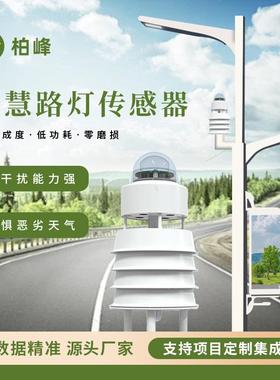 智慧城市气象环境监测智慧路灯气象传感器全天候户外气象监测仪