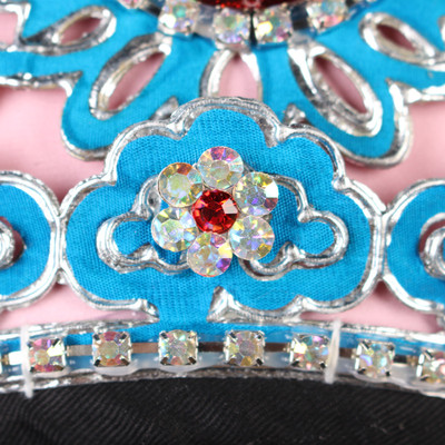 快速发货戏剧两用解元巾越t剧软壳小生帽戏曲用品戏剧表演点钻盔