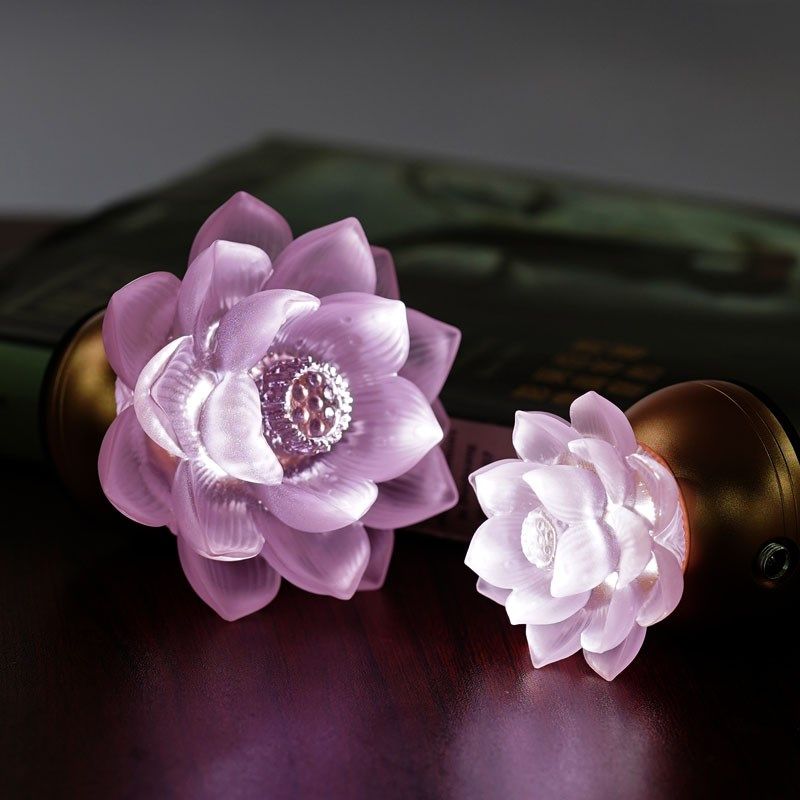 快速发货琉璃莲花灯粉色莲花2024新款荷花灯家用R插电充电led长明,节庆用品/礼品,荷花灯/河灯,淘宝优惠券,粉丝福利购,淘宝优惠卷