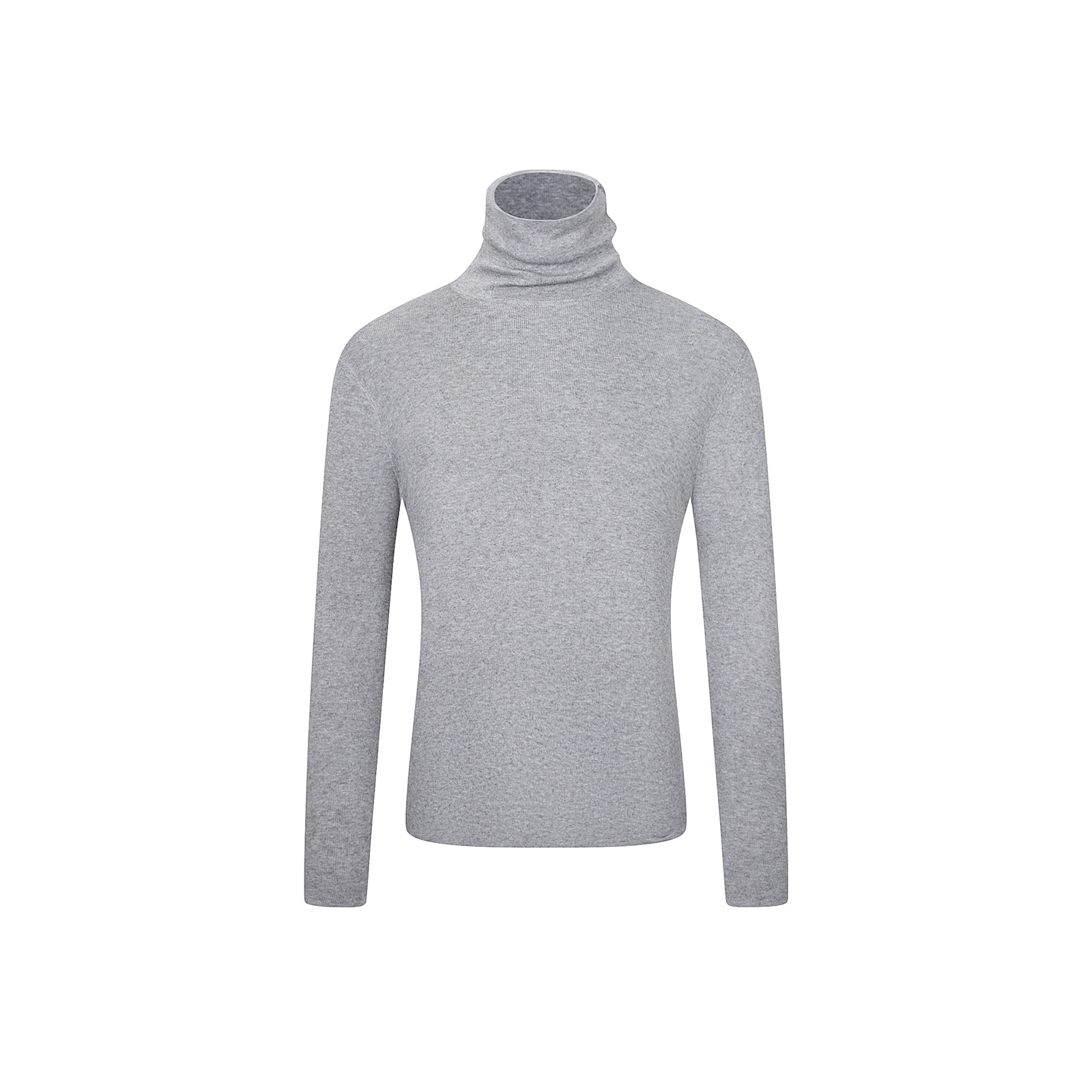 Succinct “ 净”纯色羊毛混纺修身高领长袖打底衫亲肤软儒针织衫