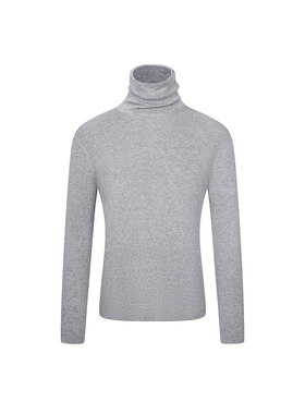 Succinct “ 净”纯色羊毛混纺修身高领长袖打底衫亲肤软儒针织衫