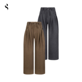 隙 羊毛三折叠重磅厚款 A字廓形宽松西裤 Succinct 秋冬阔腿裤