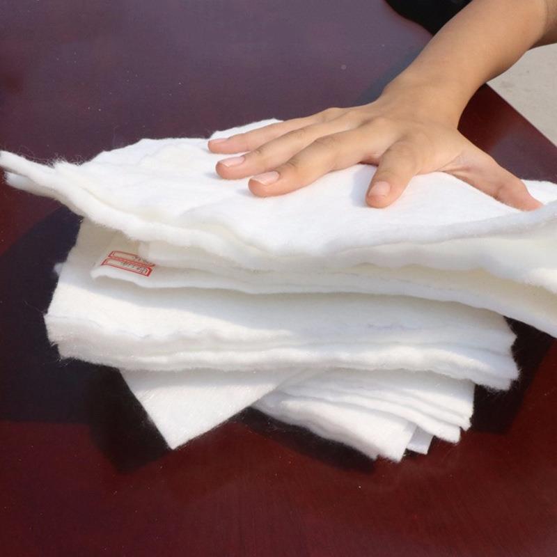 白聚酯XFX无纺长丝透土工布路道色养护保温水工程布国标短丝土工