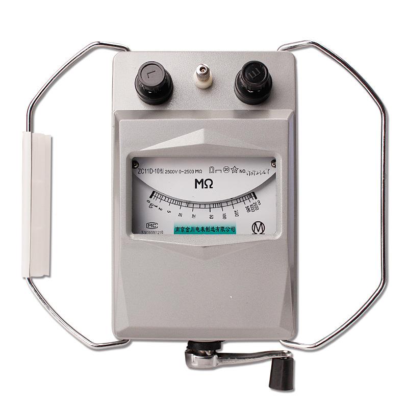 指针式ZC11D-10/ZC-7绝缘电阻测仪25试00VZC11D-10/ 500V兆欧0表