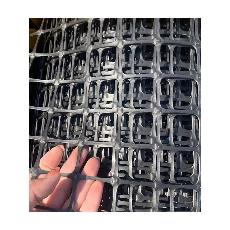 双向塑料土工格栅板材围栏网FVK养殖鸡厂家定工程专用做建网拉伸k