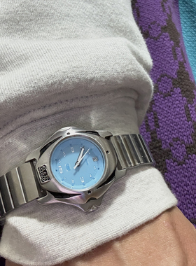 Awasteoftime浪费时间 中古手表复古日期显示金属vintage石英手表