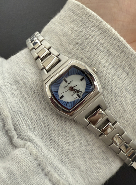 Awasteoftime浪费时间 中古手表个性小众方形金属vintage石英手表