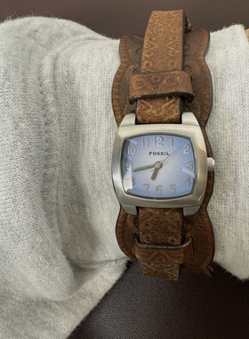 Awateoftime浪费时间 欧美中古手表时尚复古民族风皮革石英手表