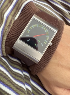 Awasteoftime浪费时间 小众复古vintage中古手表皮革表带石英腕表