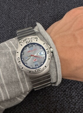 Awasteoftime浪费时间 美式中古手表复古Vintage大表盘金属手表