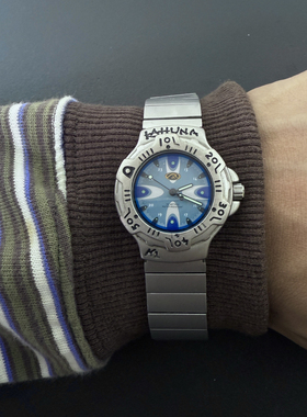 Awateoftime浪费时间 中古手表小众复古vintage圆形金属石英手表