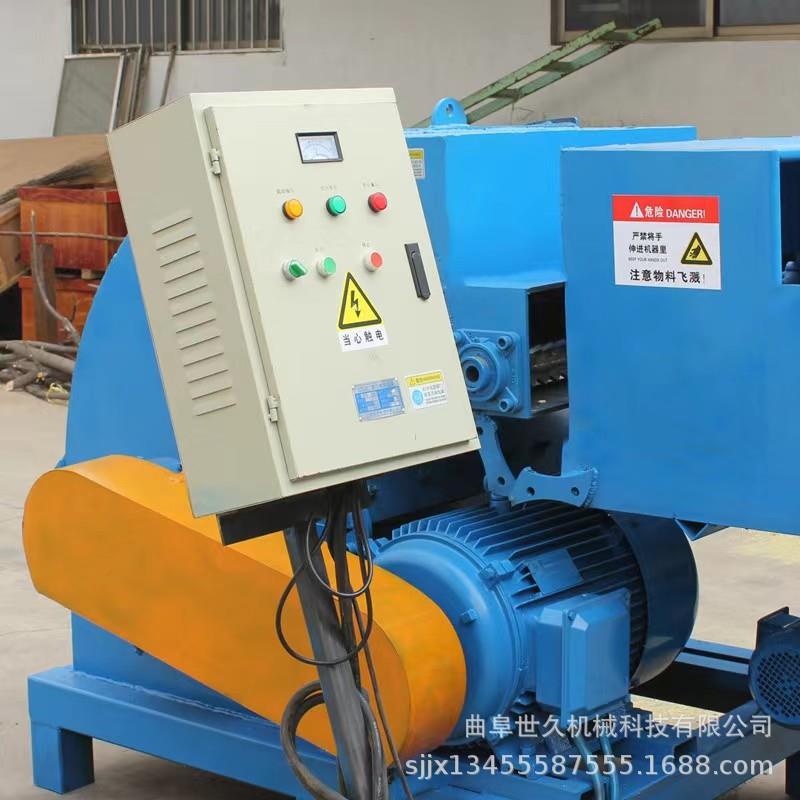 新型木材锤式破碎机木板木璃块树枝破800碎机夹胶玻塑料废粉品碎