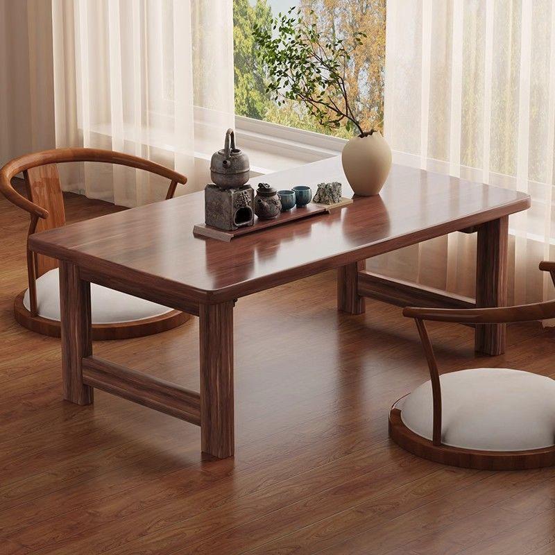 中式折叠茶几用阳飘台窗茶桌炕桌榻榻家米小桌子上书床桌边MZE几