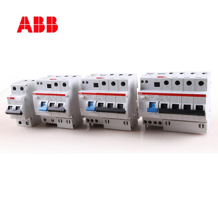 ABB断器PQM双GSH200系列63A漏电保护路开关2P极3GSH202ACS-C6/0.3