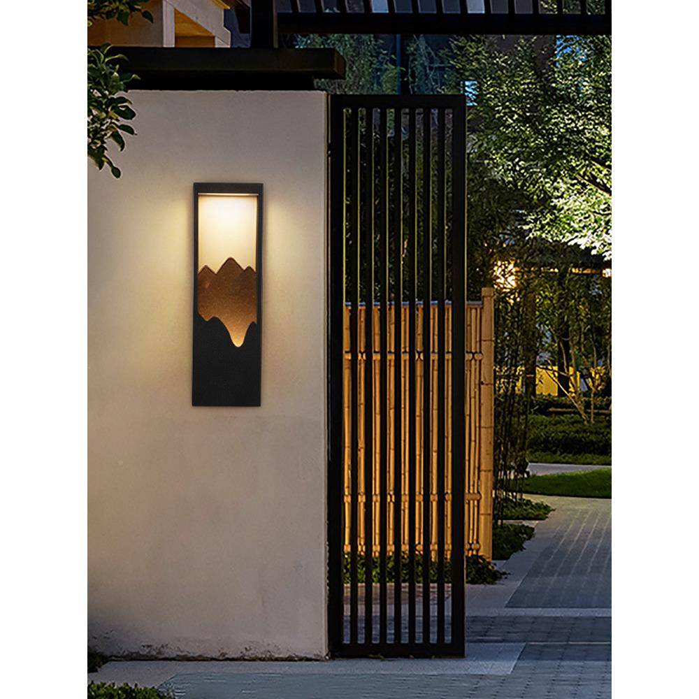 新式户外壁灯别墅庭大TMJ门口墙灯室太阳能中防水门柱外外院墙柱