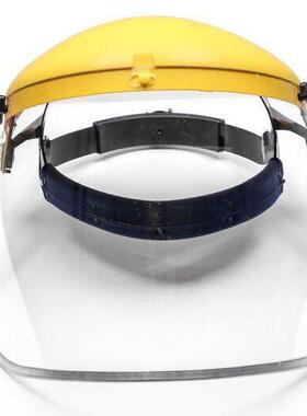 鹰蓝P铝包边镜片墨色打磨防冲击C防化学飞溅头戴式绿B1YE+FC4防护