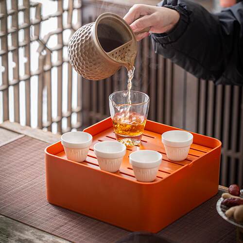 围炉煮茶旅行外便携套ZH-WLZC式煮炭茶火茶炉一整茶壶烤茶器家用