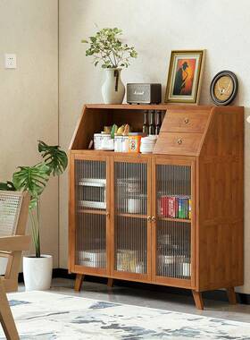餐边柜简一体高柜茶水柜靠墙物柜客厅小户储型家MWO现代约碗柜用