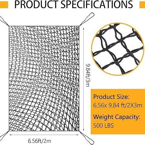 攀岩货物网6.x9.9英尺6儿童后院攀爬网双层乐场CHUKOU1网猴子酒游