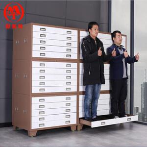 河洛乐华底图柜资料筑柜0号DTG1号钢制抽屉柜纸式柜建工程图纸图