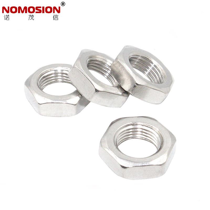 304NKN不锈钢4细牙螺母六角螺帽GB613螺丝帽8MM10M712M1M16M20