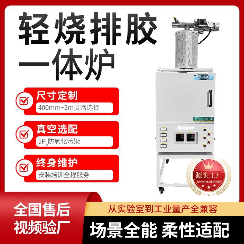轻烧排胶炉陶瓷热处理自动压控