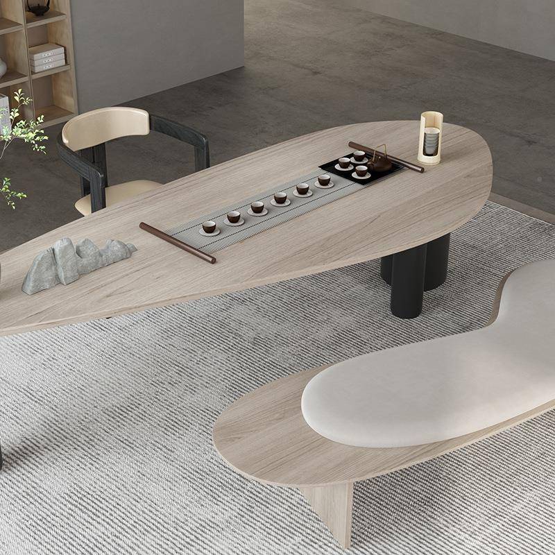 设师茶桌椅组合现代时尚个计性创意简约UOR办洽公一体室休闲谈电