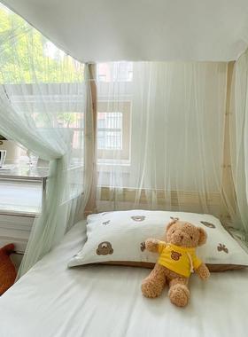 A6生学宿舍2025新款床蚊帐上下铺加密寝室单PWN人床家用老式L子母