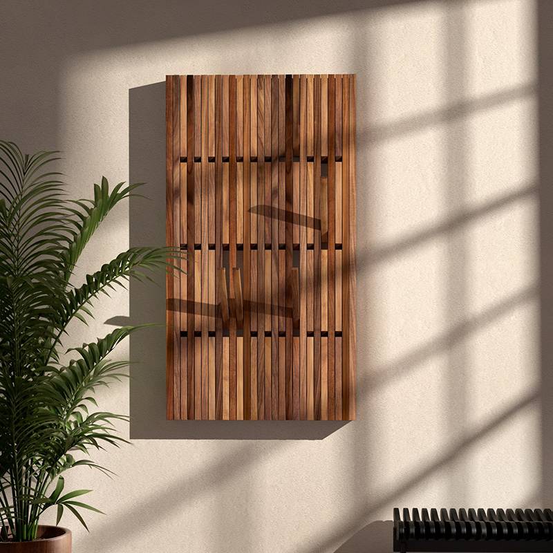 天台华莲挂衣架墙上壁挂创意钢琴键衣帽架入户玄关门口实木挂衣钩