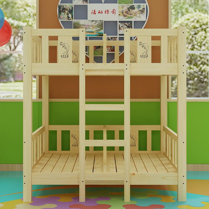 RKS午托班上下铺床床二托层樟子松上下四人低床小学生午午睡高床