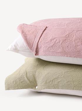 季RHD枕纯棉一对装男生夏透防气吸汗头油枕头垫巾盖巾巾纱布四季