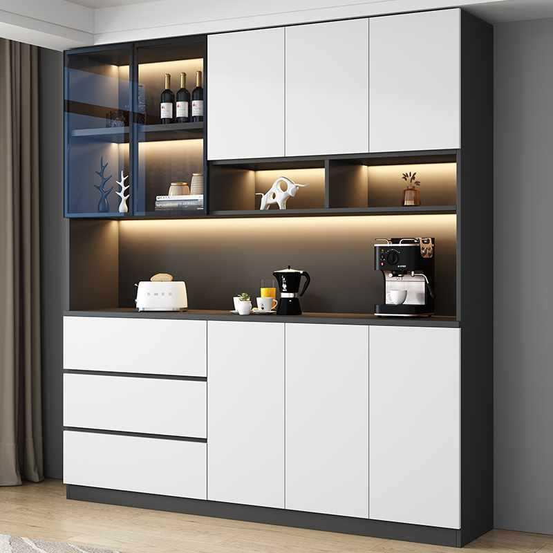 餐柜高柜一体靠墙收现代简约轻奢客厅家餐厅用茶CSS水酒柜纳储边
