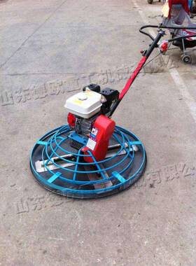 混凝机土路面抹光手推水马路平整机电动四RBY叶地坪泥磨式光机