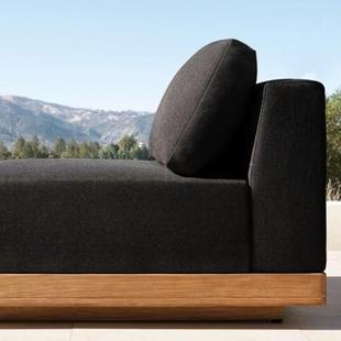 户外沙发庭院花露园进台RZL防水防晒柚木家组合具室外阳台口柚木