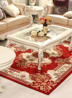 式毯客厅茶几欧地毯30113卧室床田边满铺简约现代美式园中式玄关