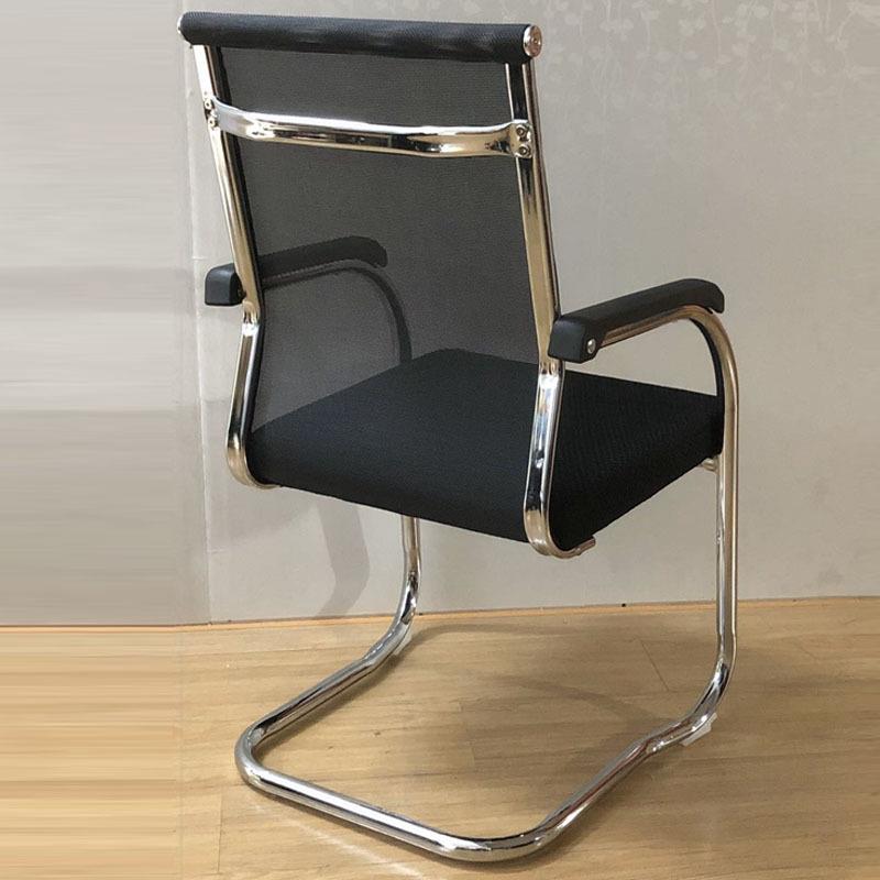 91235441现简办约黑网布海绵坐垫代椅职工文员公电色脑椅带扶手老