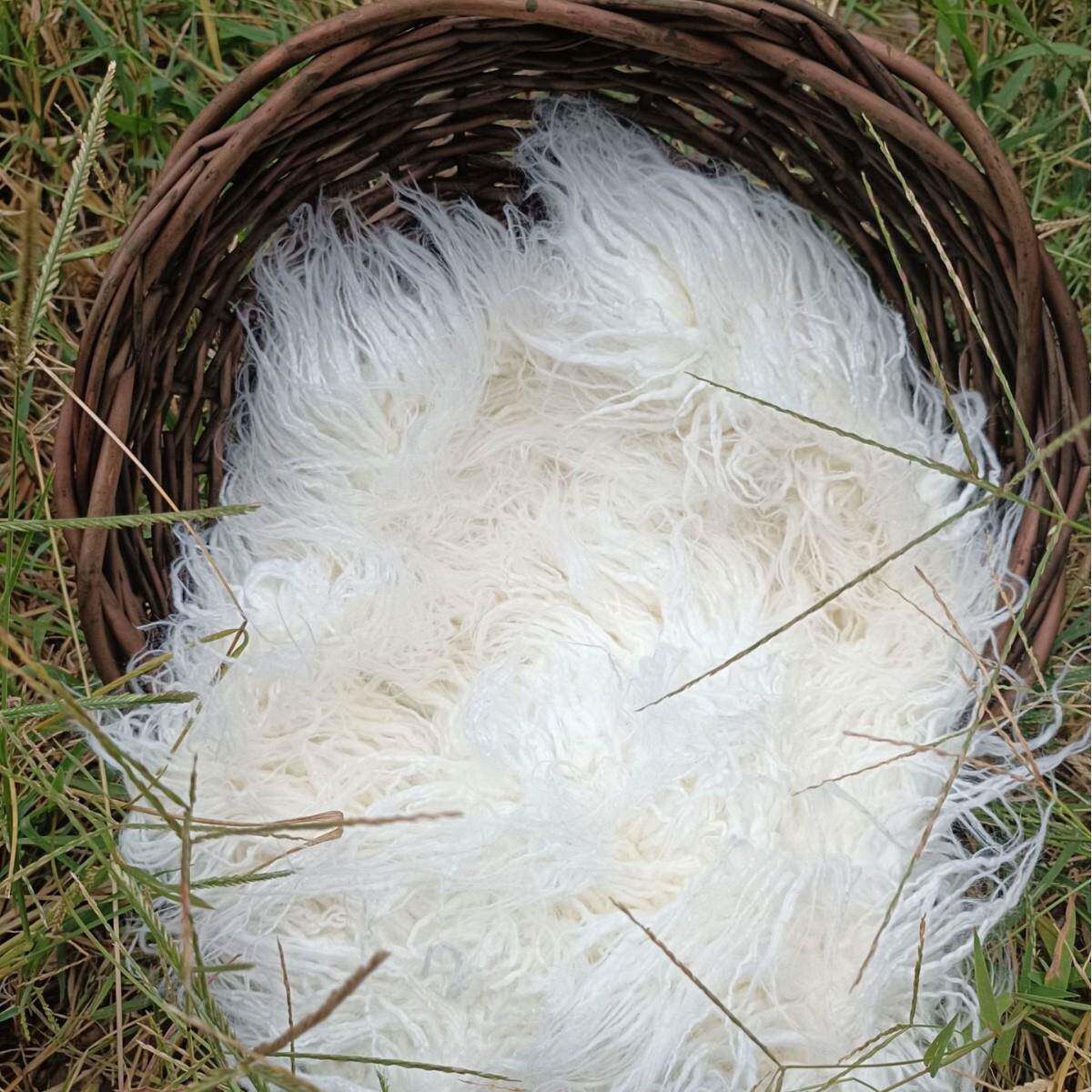 儿童古粗藤手工织篮子摄新生儿编个性影道AVQ具鸟巢拍照装复饰篮