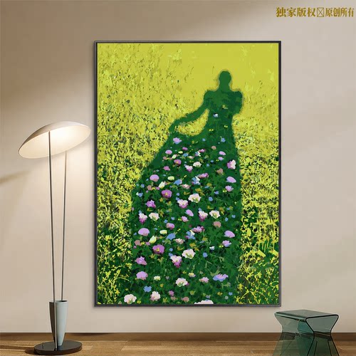 成人解压画数字油画diy填充手绘手工填色涂色玄关油彩画 致命浪漫
