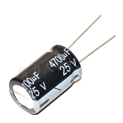 25V4700 25V4700UF 25V4700uf 体积16*25MM 16X25 直插铝电解电容