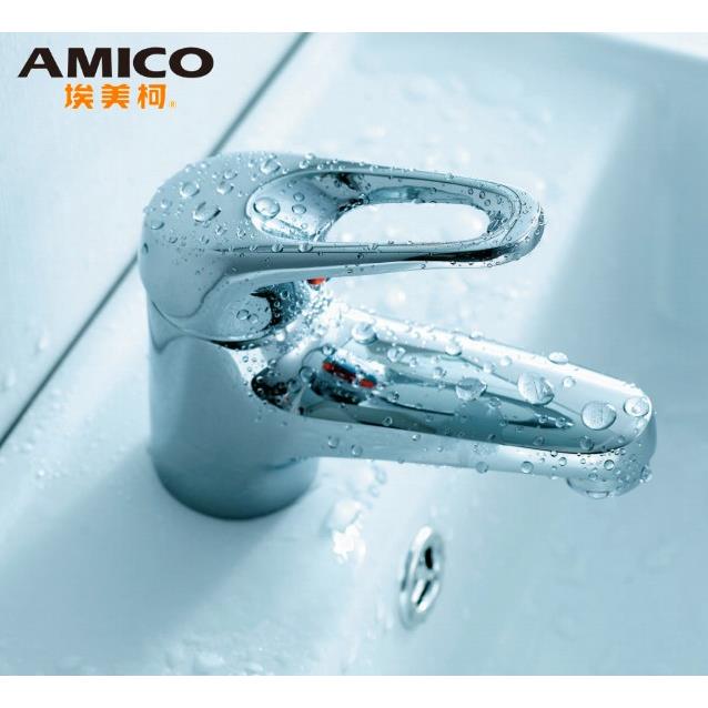 埃美柯MD78全铜水龙头 单孔单把 面盆冷热龙头洗脸盆