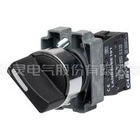 欣灵电气两档旋钮开关LANB2-BD21短柄旋钮 带一组常开触点
