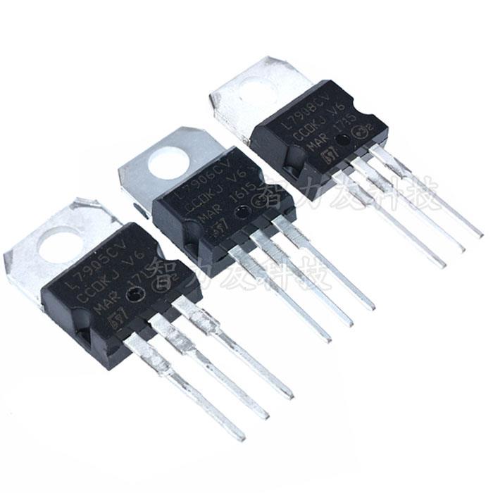 直插 L7905 L7906 L7908 L7909 L7910 L7912CV TO-220 三端稳压器